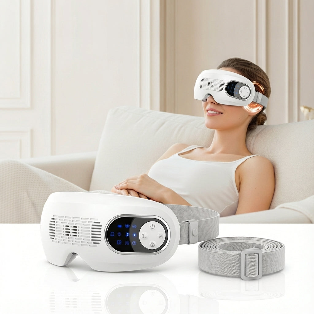 Masseur Oculaire Vibrant: Soulage Migraines & Fatigue